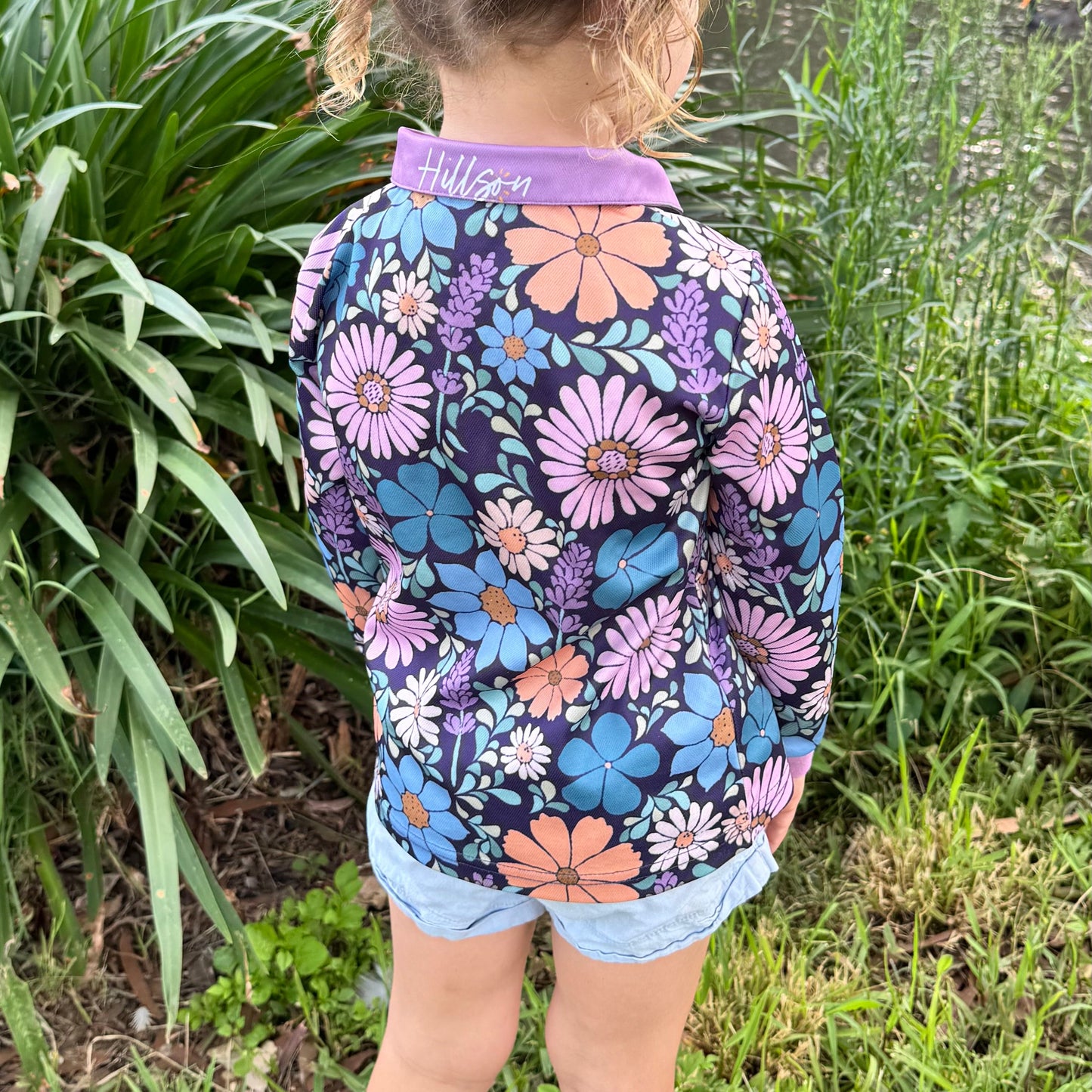 Kids Wildflower Bloom Fishing Shirt- Limited First Release