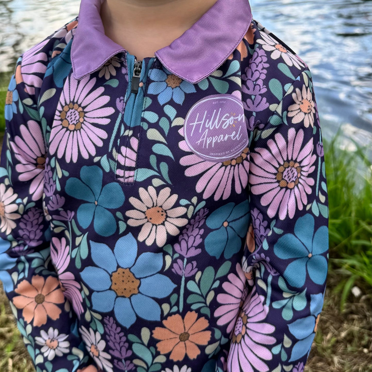 Kids Wildflower Bloom Fishing Shirt- Limited First Release