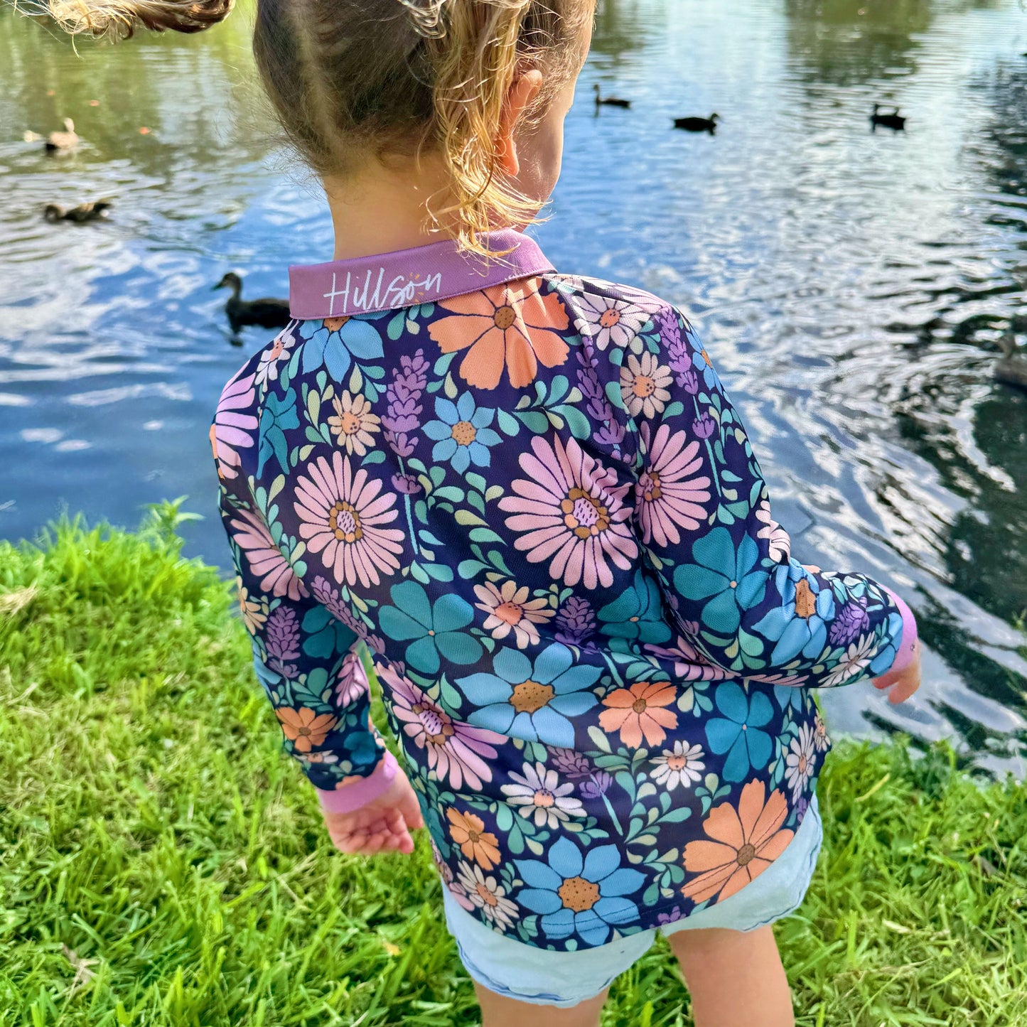Kids Wildflower Bloom Fishing Shirt- Limited First Release