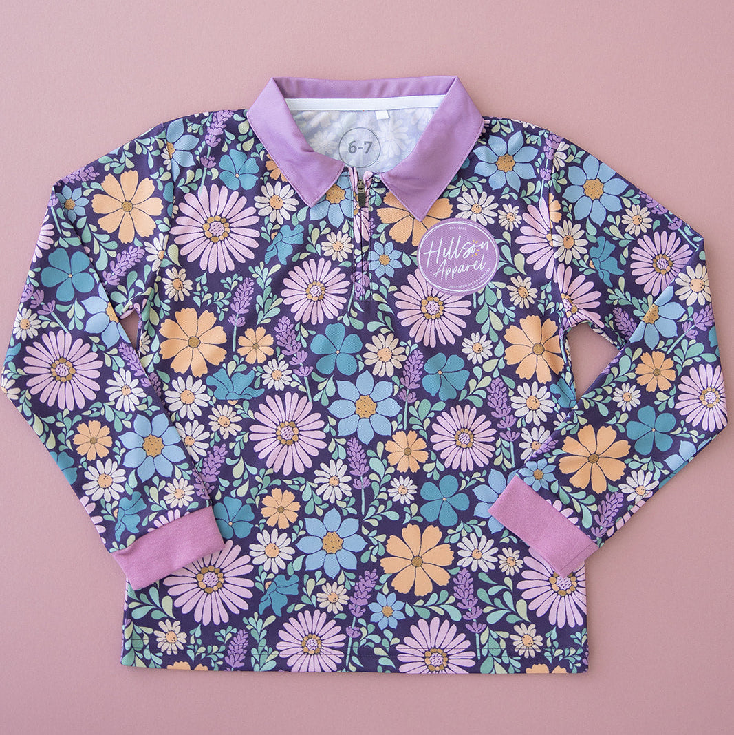 WILDFLOWER BLOOM Kids' Fishing Shirt