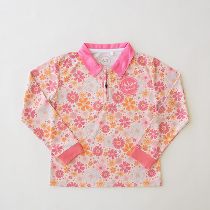 SPRING FLORAL Kids' Fishing Shirt