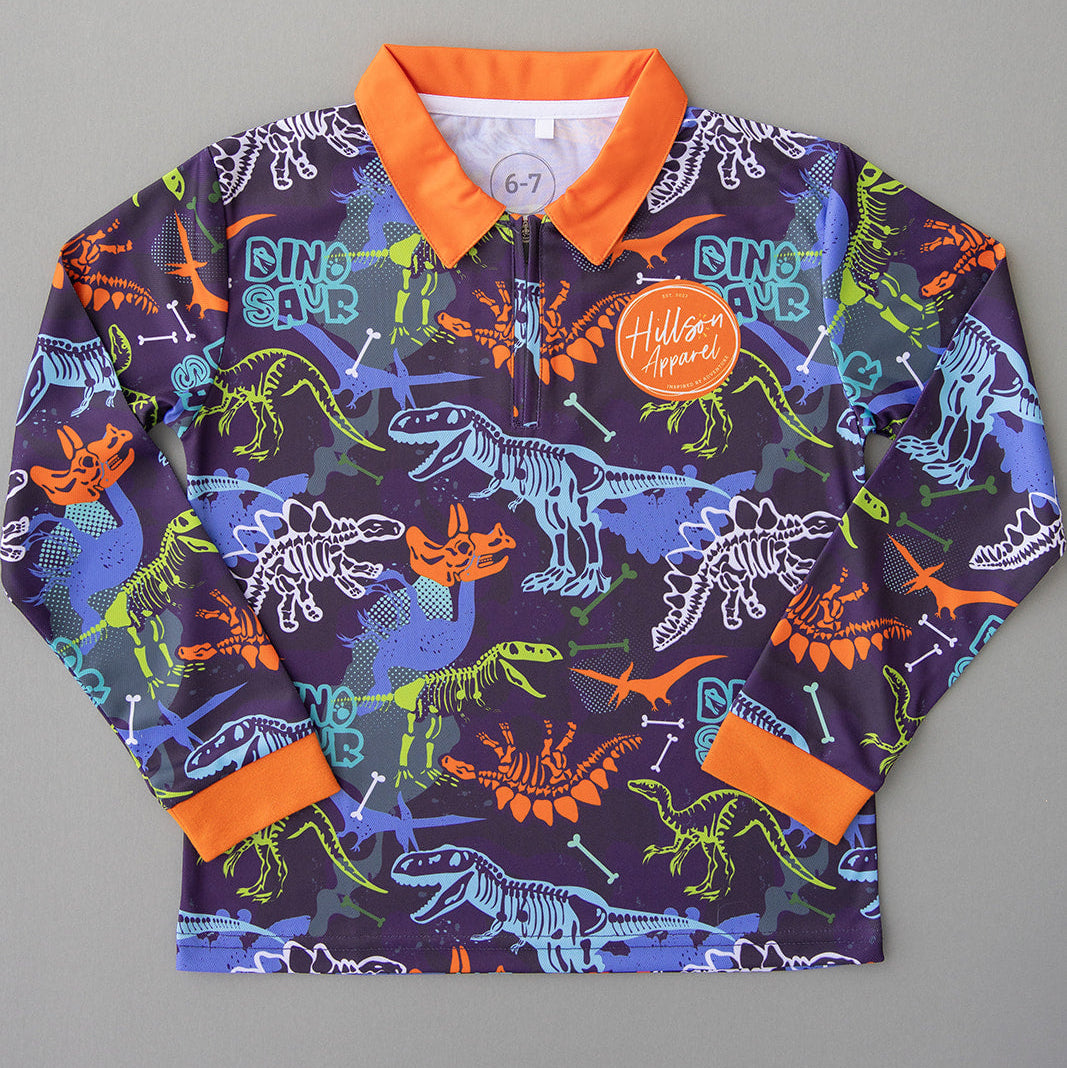 DINO RAMPAGE Kids' Fishing Shirt