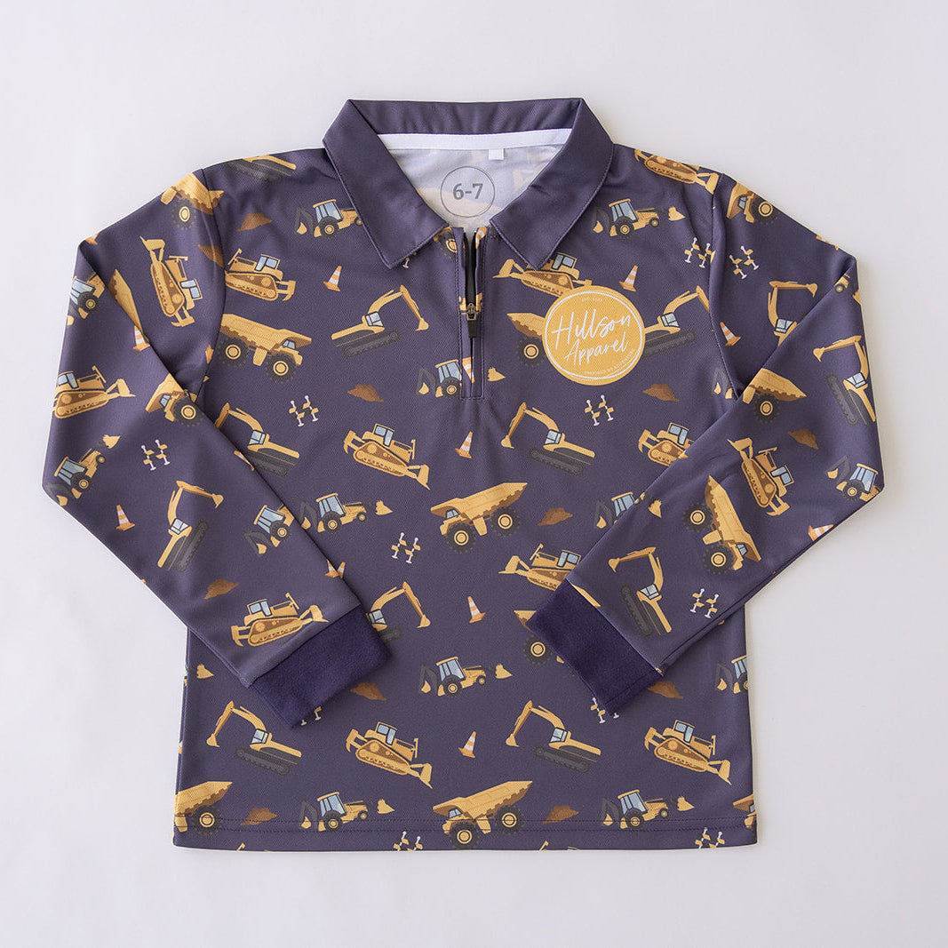 DIGGER Kids' Fishing Shirt