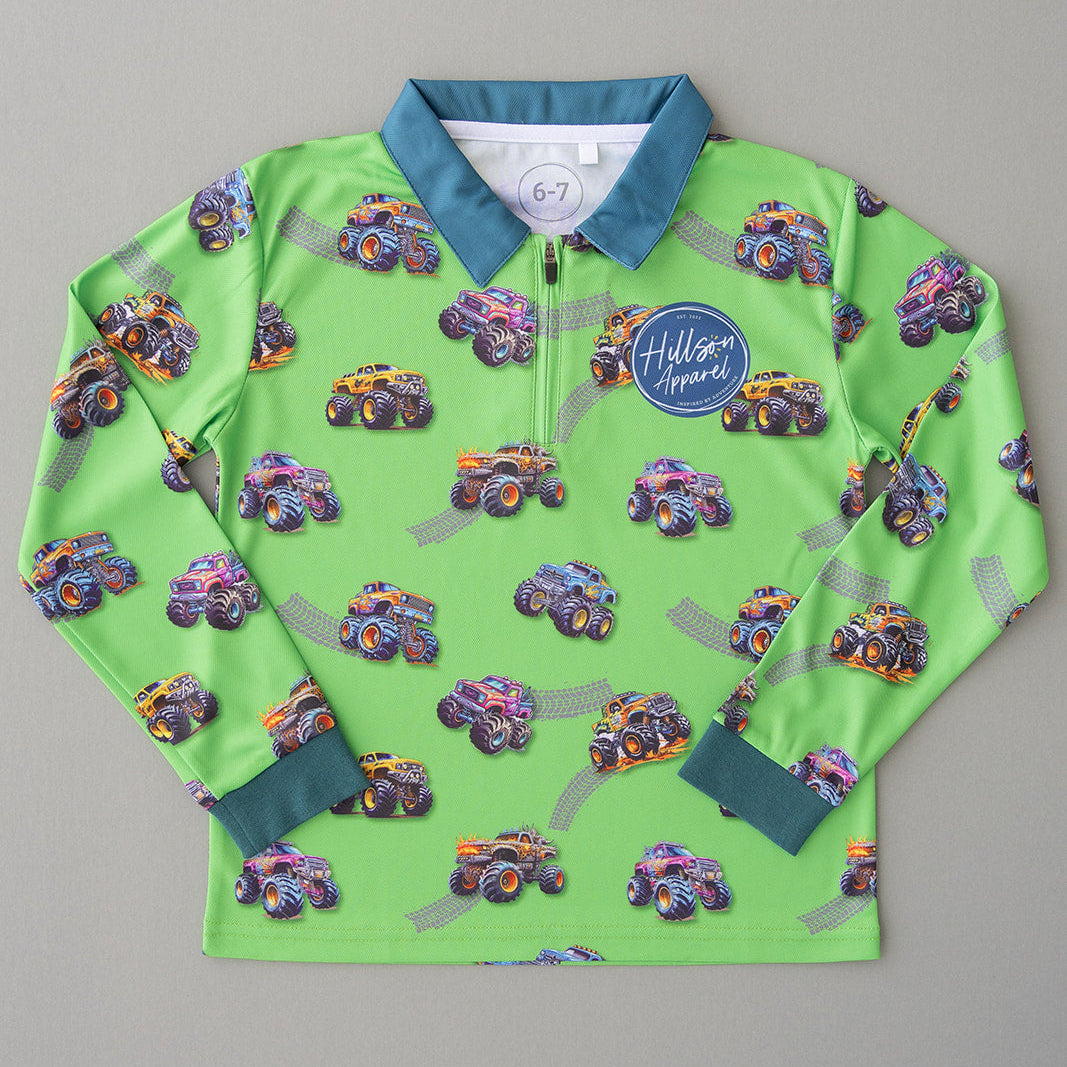 MONSTER TRUCK Kids' Fishing Shirt