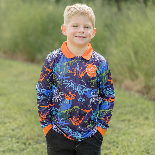DINO RAMPAGE Kids' Fishing Shirt