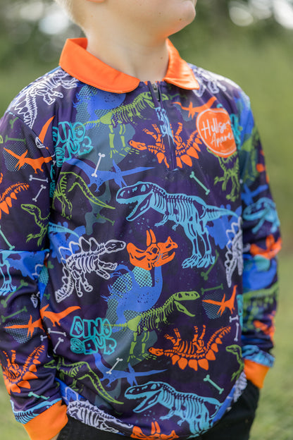 DINO RAMPAGE Kids' Fishing Shirt