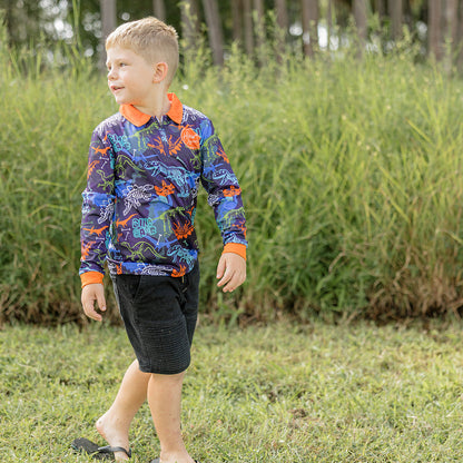 DINO RAMPAGE Kids' Fishing Shirt