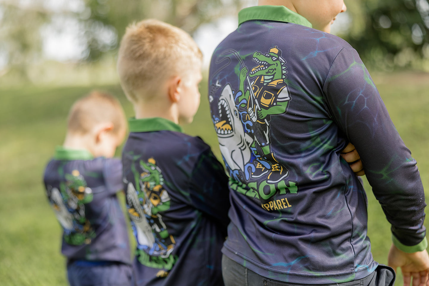 BATTLE OF THE REEF Kids' Fishing Shirt