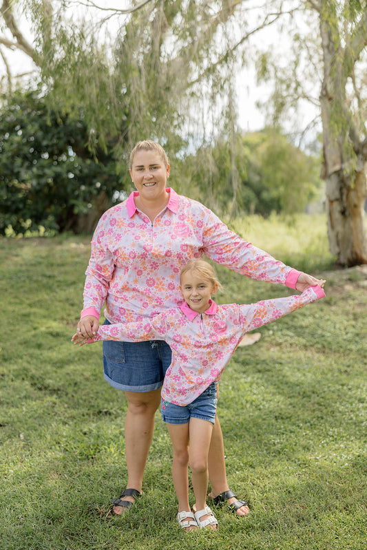 SPRING FLORAL Women's Fishing Shirt