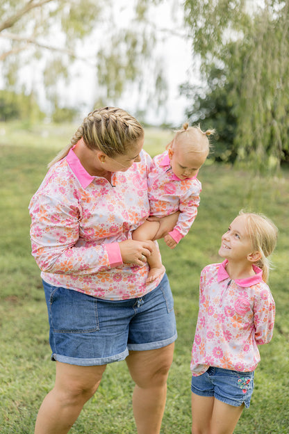 SPRING FLORAL Women's Fishing Shirt