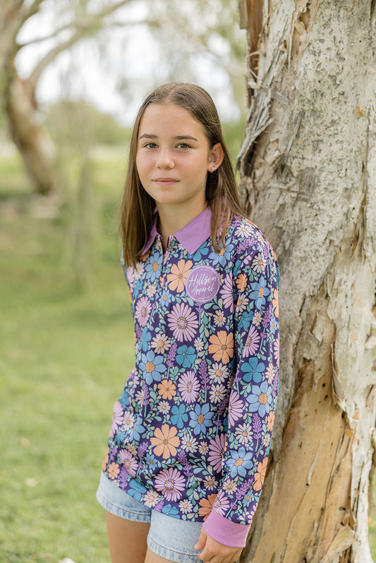 WILDFLOWER BLOOM Kids' Fishing Shirt