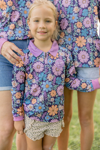 WILDFLOWER BLOOM Kids' Fishing Shirt