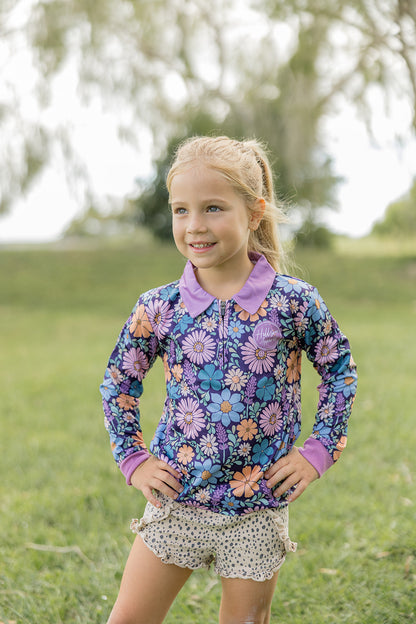 WILDFLOWER BLOOM Kids' Fishing Shirt