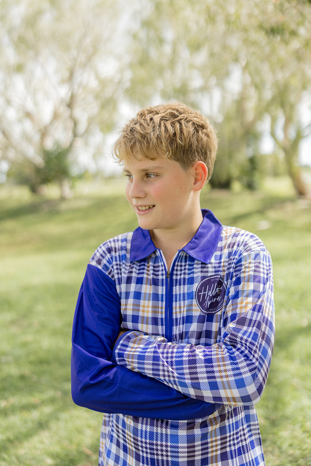 BLUE PLAID Men's Shirt