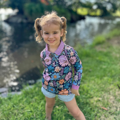 Kids Wildflower Bloom Fishing Shirt- Limited First Release