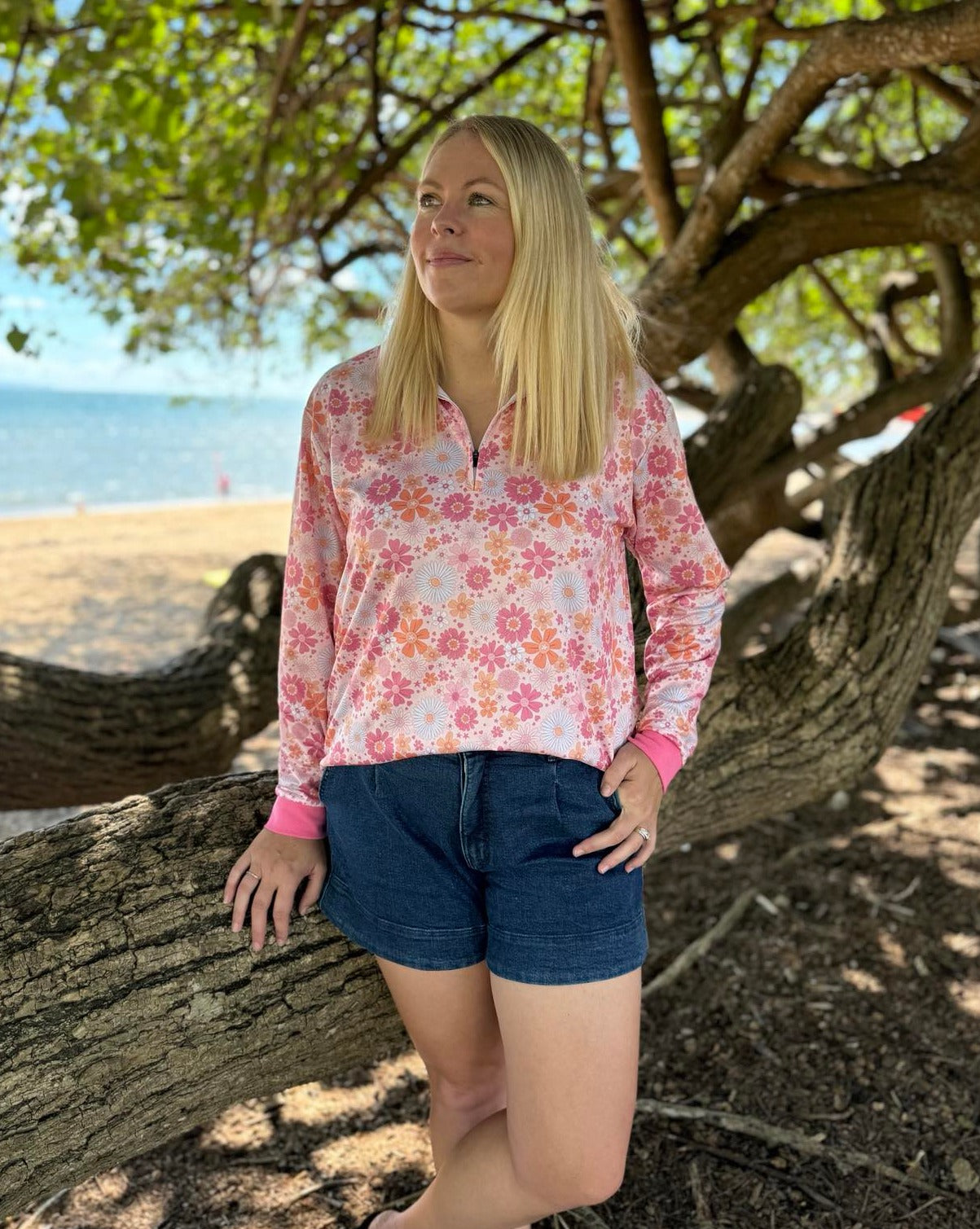 Women's SPRING FLORAL Fishing Shirt