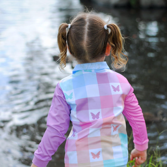Kids Butterfly Fishing Shirt- Limited First Release