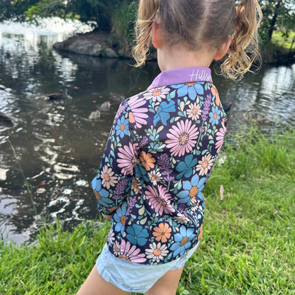 Kids Wildflower Bloom Fishing Shirt- Limited First Release