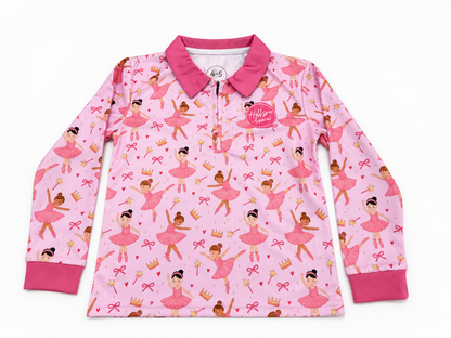 (PRE ORDER) Ballerina Kids' Fishing Shirt