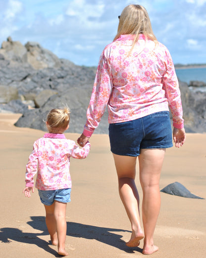 OLD LOGO - Women's SPRING FLORAL Fishing Shirt