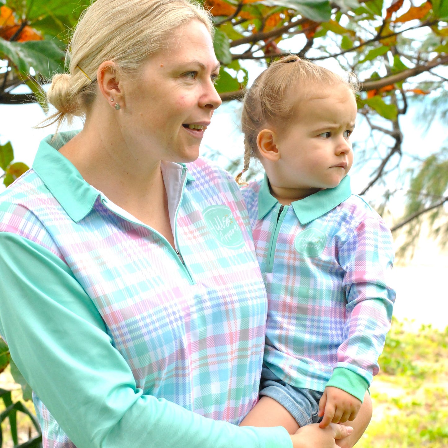 Women's GREEN PLAID Fishing Shirt