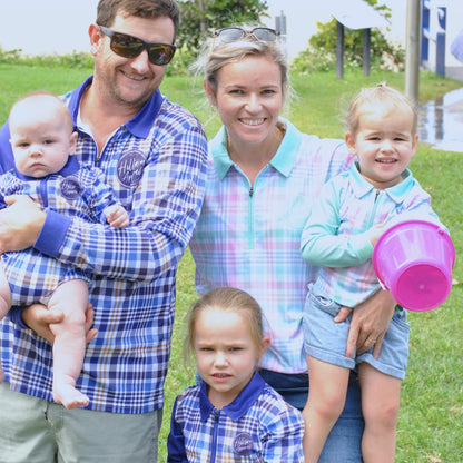 Men's BLUE PLAID Shirt