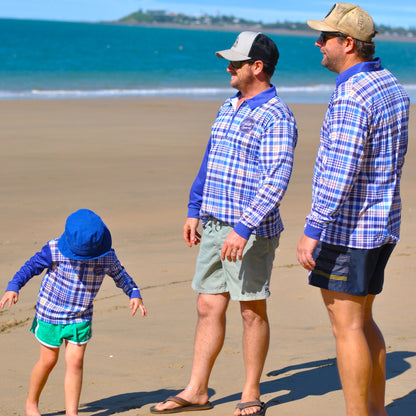 The BLUE PLAID Fishing Shirt