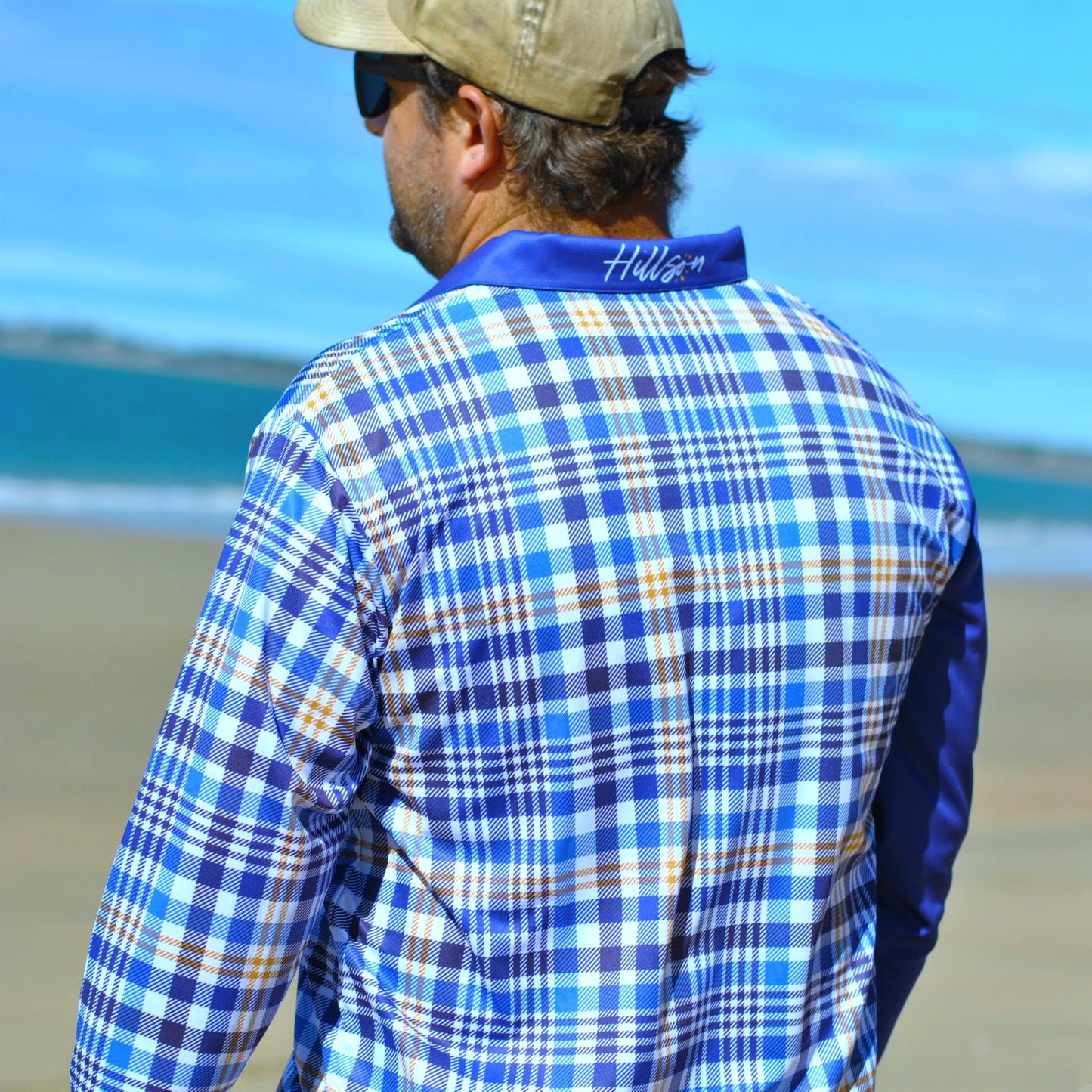 Men's BLUE PLAID Shirt