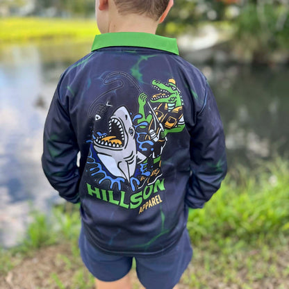 BATTLE OF THE REEF Kids' Fishing Shirt