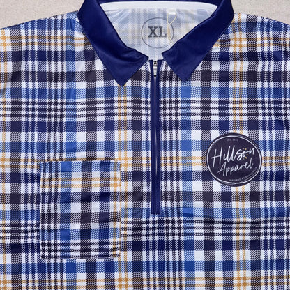 BLUE PLAID Men's Fishing Shirt - Limited Pocket Release