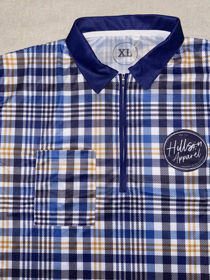 BLUE PLAID Men's Fishing Shirt - Limited Pocket Release