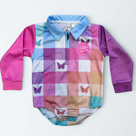 Kids Butterfly Fishing Romper- Limited First Release